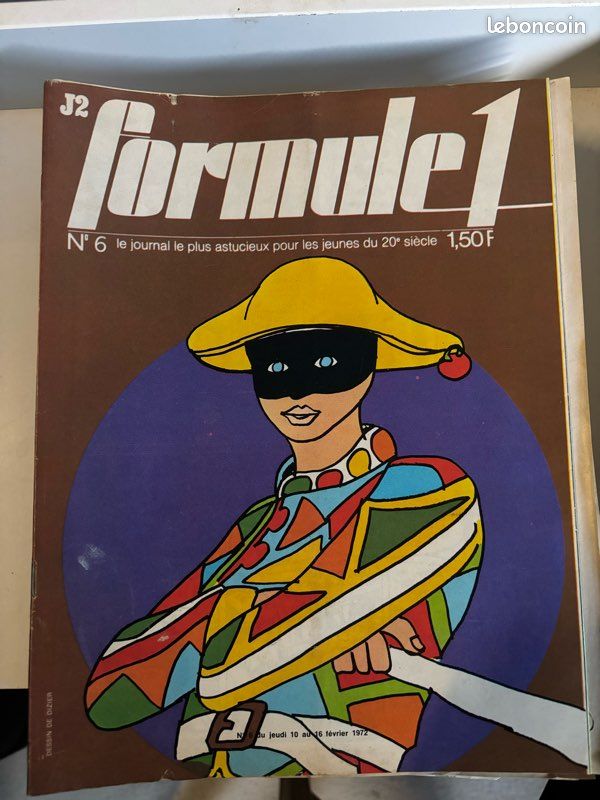 Poster F1 Années 70 - Sunflower - Tiré De Magazine, Français, Bon état