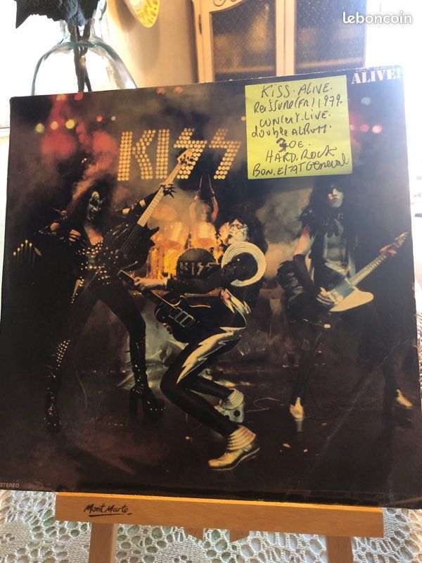 Vinyle 33t kiss double album 📔 original reissure gatfold france 🇫🇷 1979 hard rock 🤘 musique (image 1)