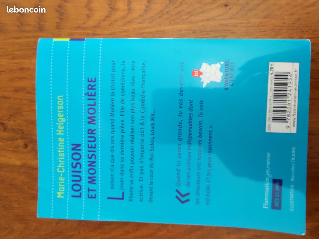 Livre scolaire 6eme : Louison et Mr Moliere (image 1)