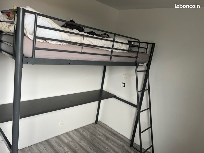 Lit en hauteur 90x190 (image 1)