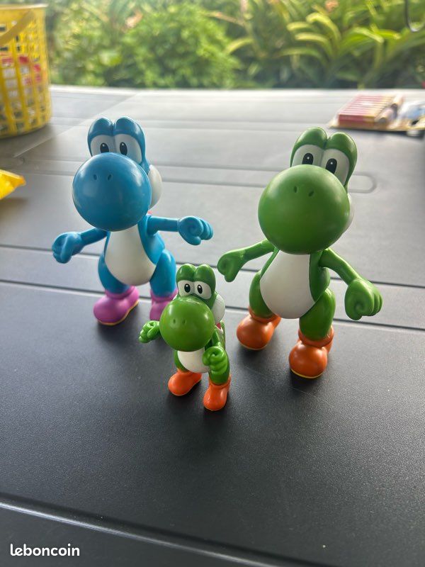 [TRIO YOSHI] Pack Figurines Yoshi - Multicolores et Tailles (image 7)