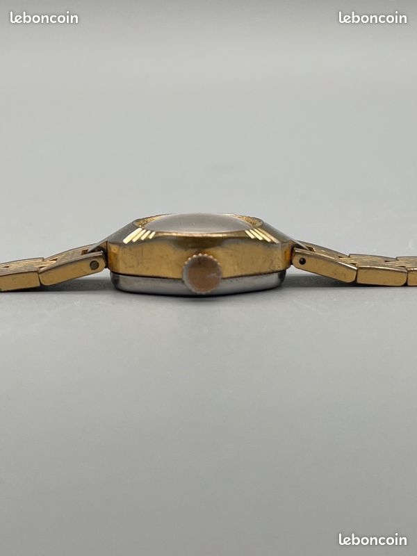Montre Bracelet Vintage Femme Prexa - Mécanique à Remontage Manuel - Boîte 7 - Ton Or Et Argent