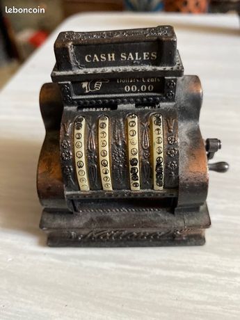 Caisse Enregistreuse Vintage Canon MP1411-DL – Fonctionnelle, Bon état, Rouleau Inclus