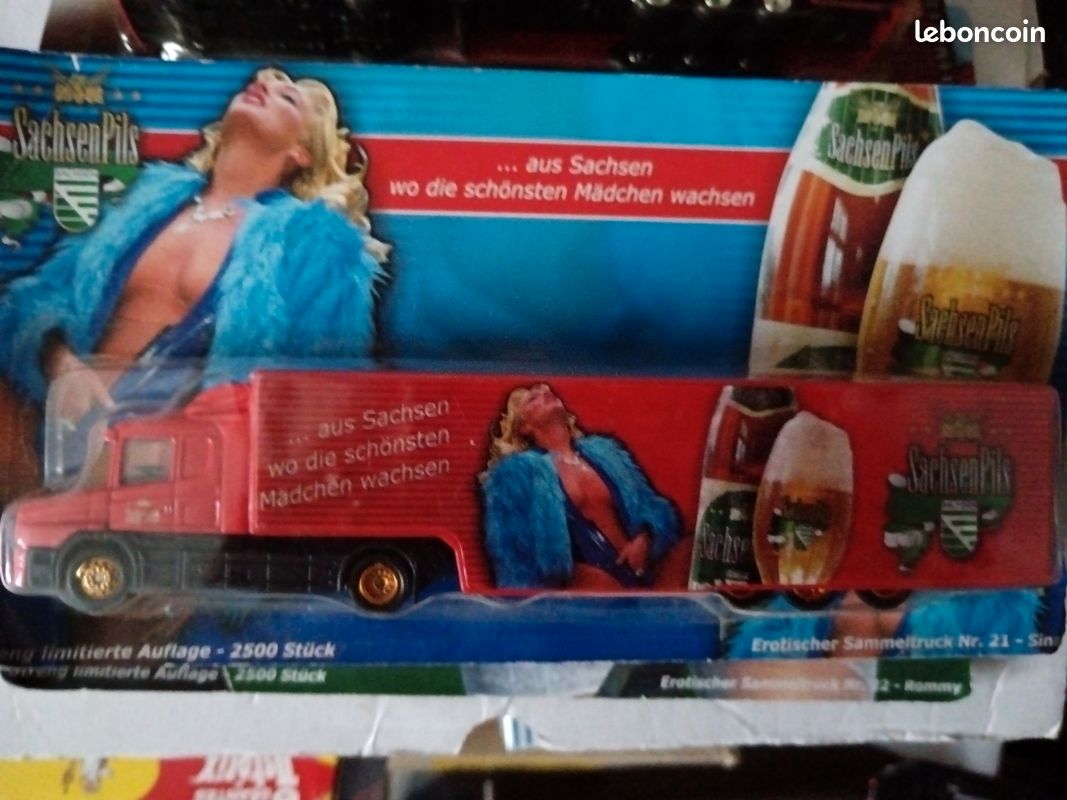 Camion Publicitaire Miniature HO 1/87 - Marque Kulmbacher - Métal Et Plastique - Occasion Très Bon état