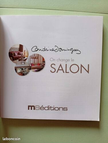 [Livre] On change le salon - Bon état (image 2)