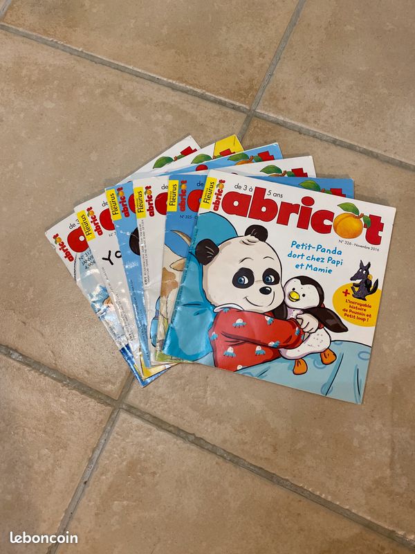 Lot 6 magazines Abricot (image 1)
