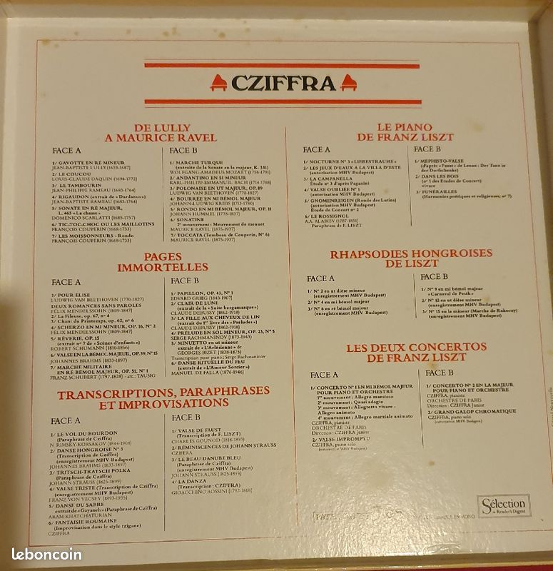 Cziffra coffret de 6 disques vinyles (image 2)