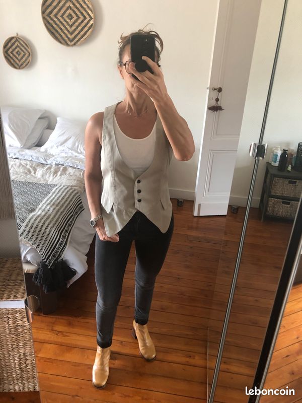Gilet Zara beige (image 4)