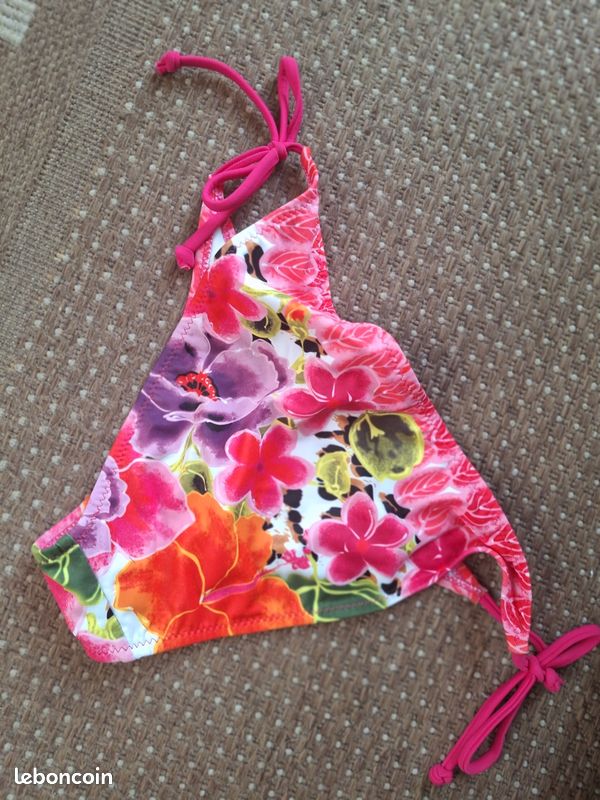 Maillot De Bain 2 Pièces - Taille 42/44 - Rose - Neuf Avec étiquettes