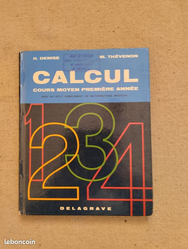 Calcul Cours Moyen Première Année Delagrave (image 1)