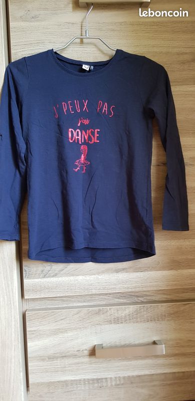 Tee-shirt fille 10 ans 3 Pommes (image 1)