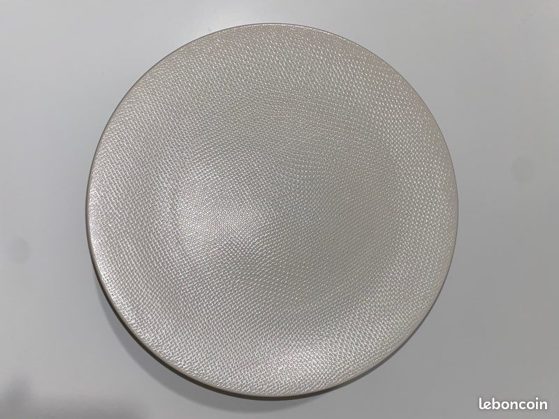 Lot de 4 Assiette en grès bicolore (image 3)