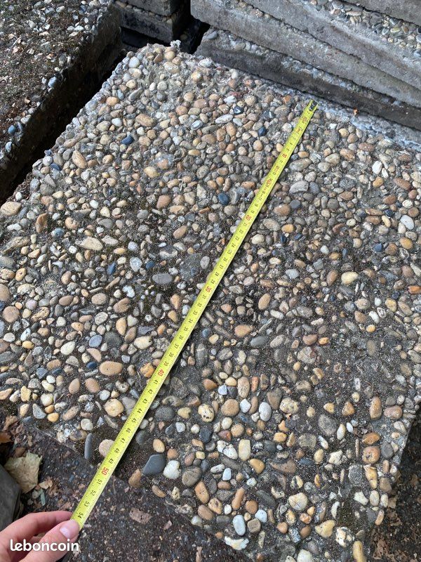 Dalle béton gravillons grise (image 6)