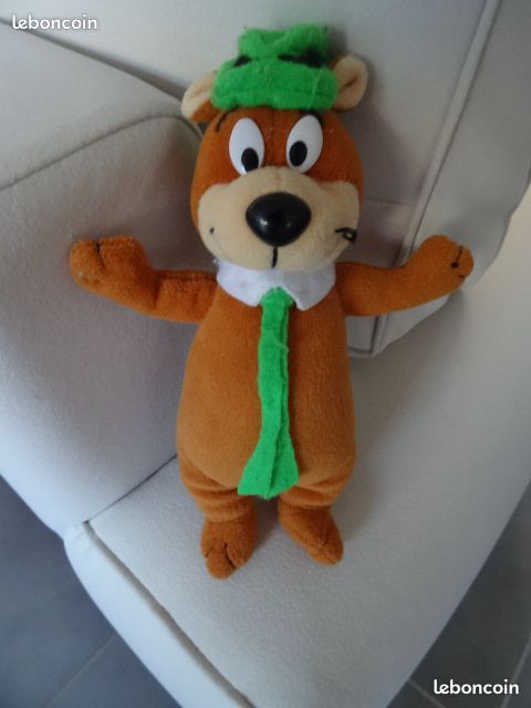 Peluche Yogi l'ours Kinder géant 1990 Giocattoli Sicuri Jeux