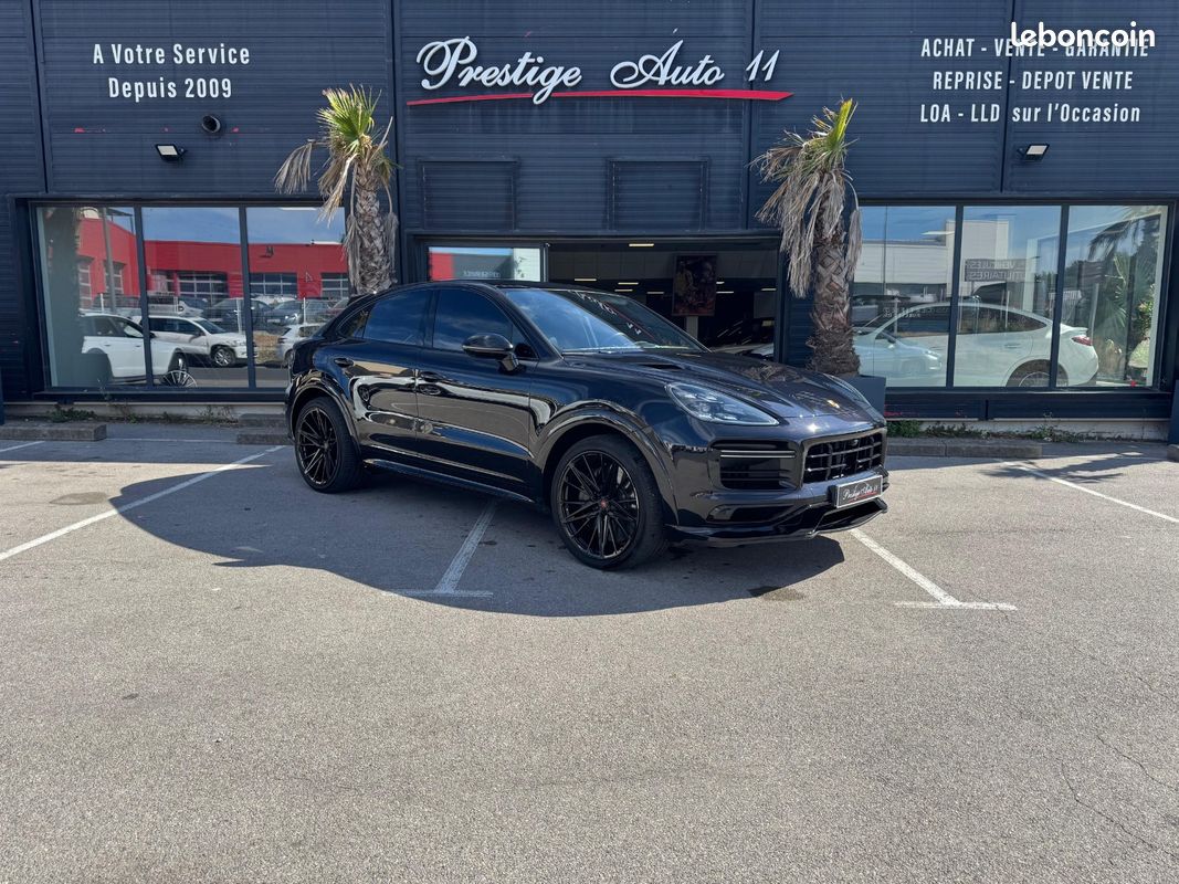 Porsche CAYENNE COUPE 4.0 V8 HYBRID Turbo S KIT techart 60 000 euros JA VOSSEN Echappement Tech ART Offre de LOA 2 124 /mois TTC (image 1)