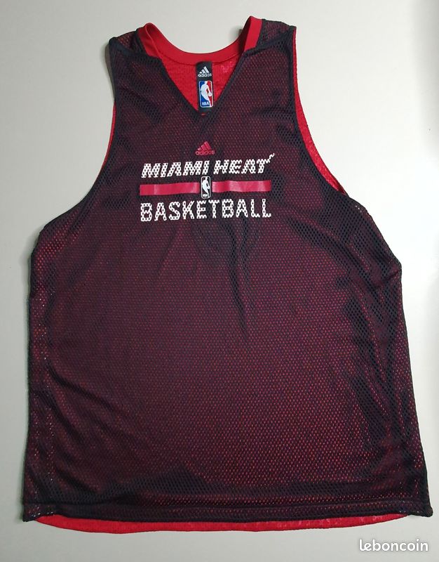 L) Maillot basket-ball adidas réversibles miami Heat Vêtements - Main Image
