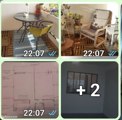 Appartement T2 vide à l'année, La Rochelle 50 m2