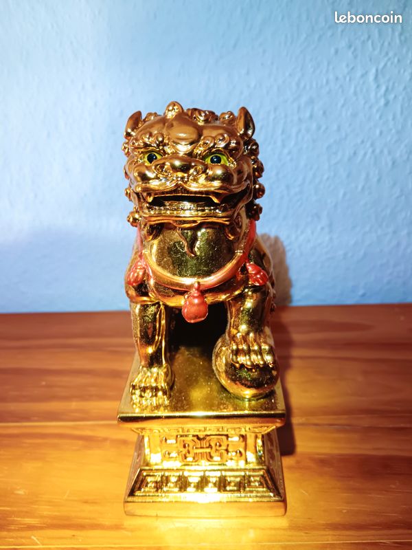 Chien / Lion Fu / Foo en résine (image 8)