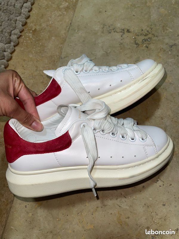 Basket Alexander Mcqueen Rouge Alexander Mcqueen Scratch Rouge Top - Main Image