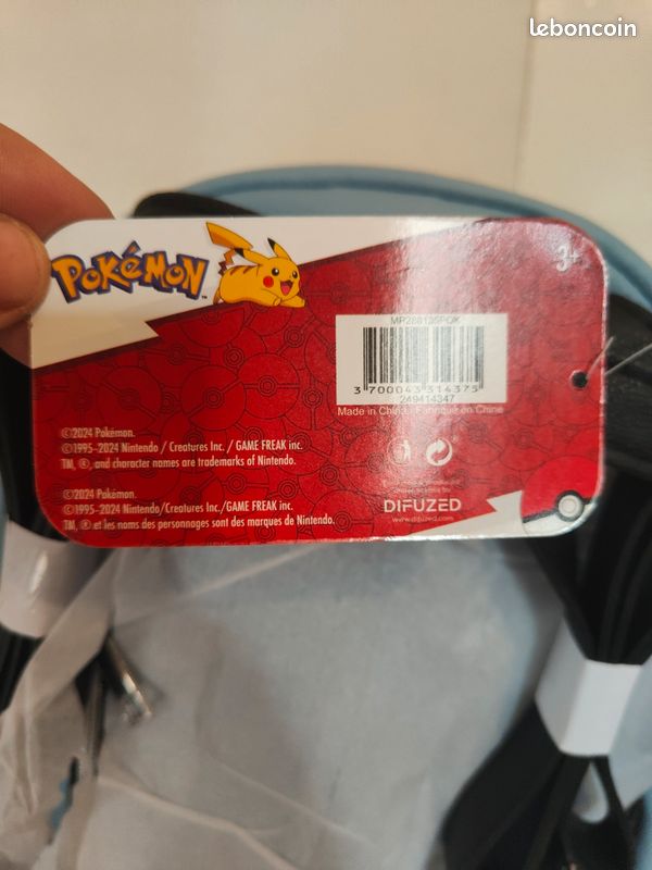 Sac à dos Pokémon Pikachu, 2 compartiments POKEMON : l'unité à Prix