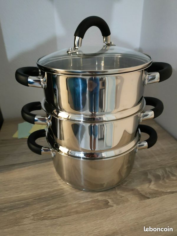 Cuiseur Vapeur casseroles en inox (image 1)