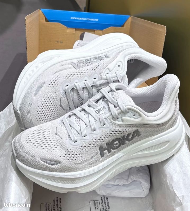 Gris HOKA Bondi 9 (image 1)