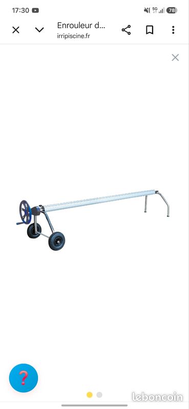 Enrouleur bache solaire (image 1)