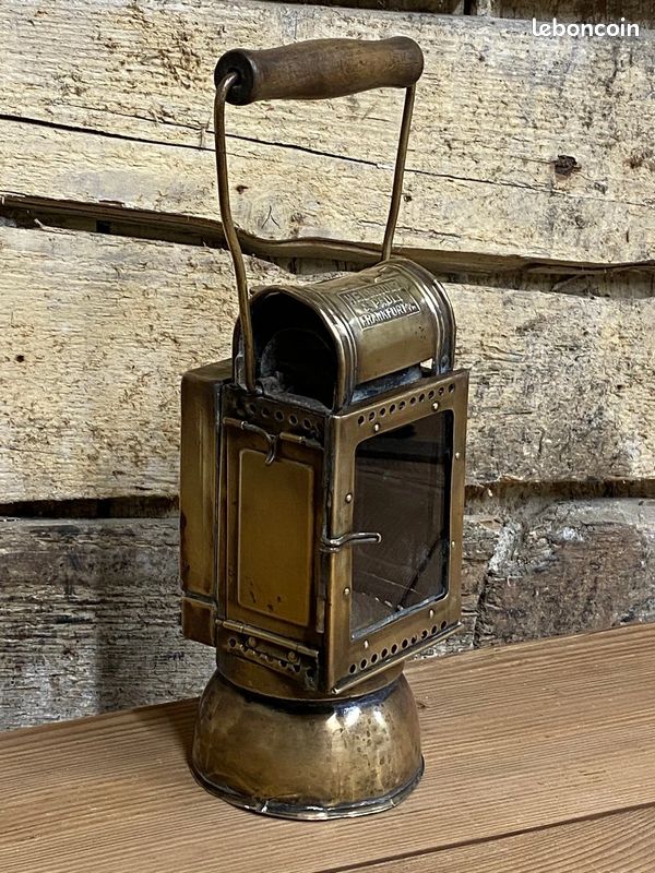 ANCIENNE LAMPE LANTERNE CHEMINS DE FER 1910-30. Anglais ? EUR 30,00