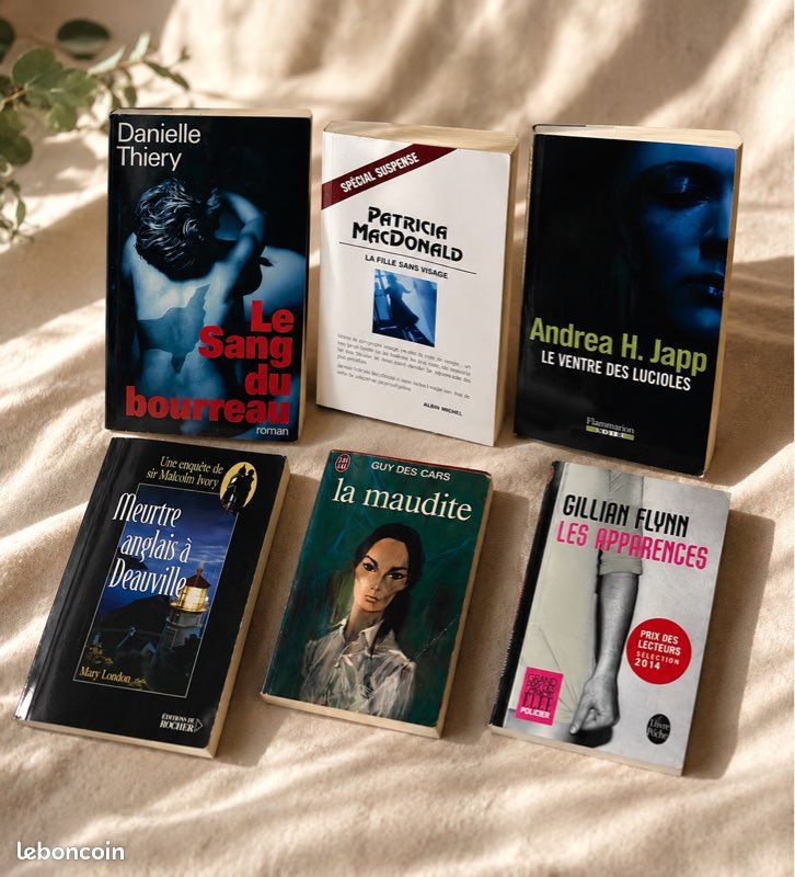 Lot de 6 polars/thriller (image 1)