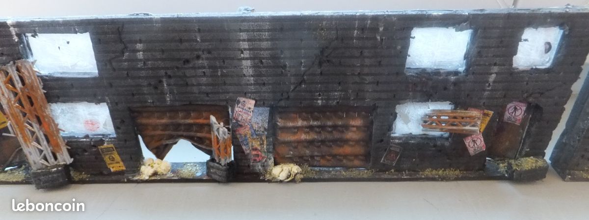 Décors extérieur pour Jeux de role (jdr) post apo (facade de maison) (image 1)