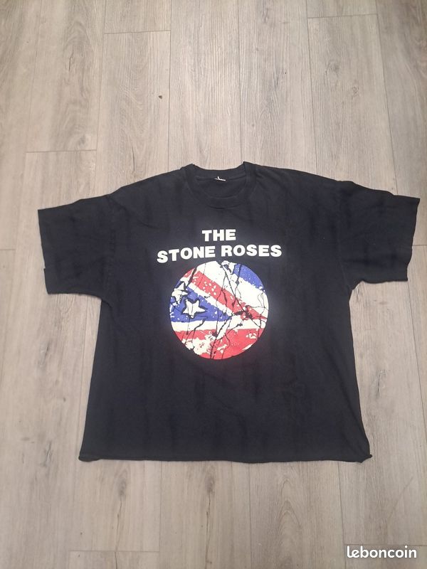 T-shirt The Stone Roses Homme Noir (image 1)