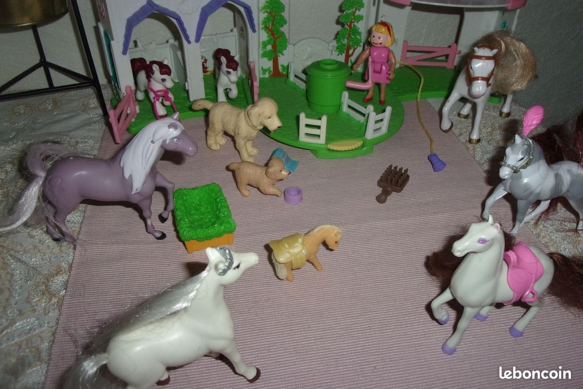 JOUET LA FERME avec FERMIERE + FILLE + CHEVAUX (image 4)