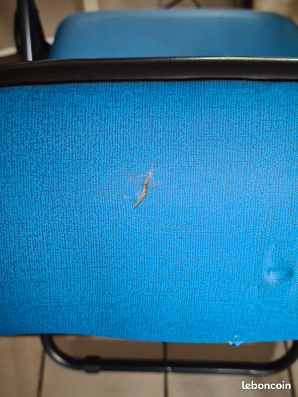 4 chaises bleues (image 2)