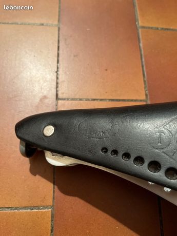 IDEALE selle TB 63 Randonneuse 1940/50 leather saddle