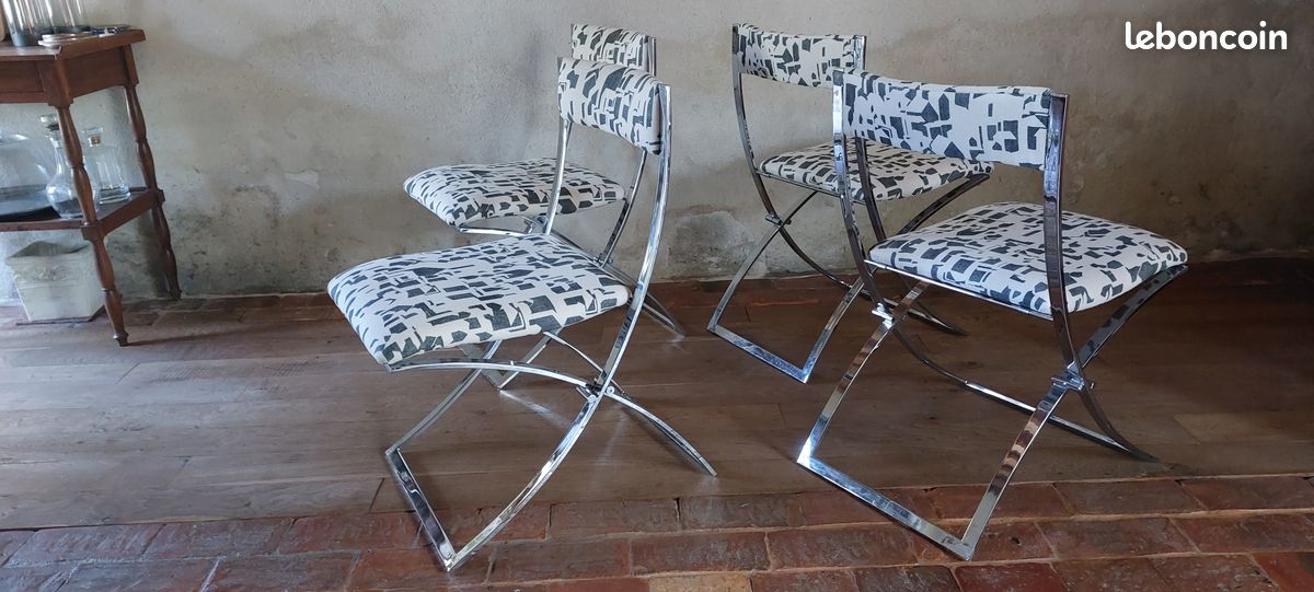 Lot de 4 chaises Marcello Cuneo, Italie, 1970 (image 2)