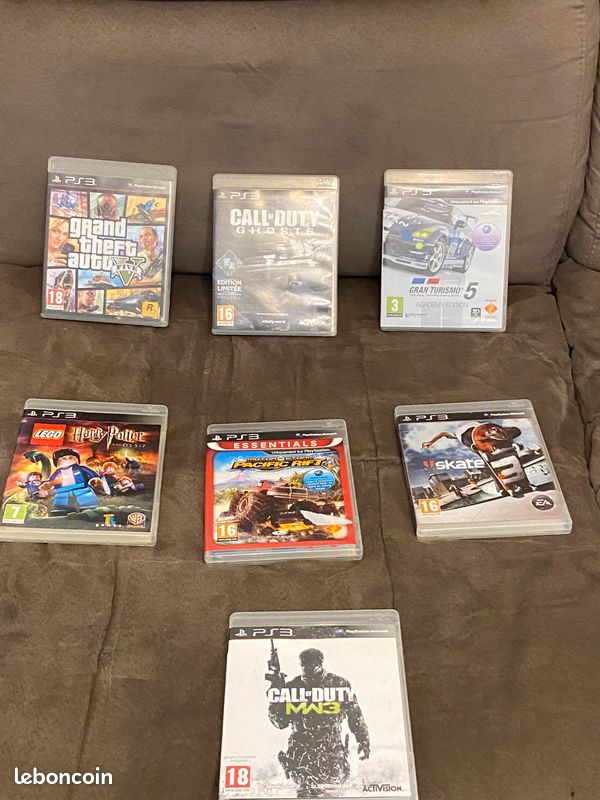 🎮 Pack PS3 Super Slim + 26 jeux + 3 manettes + Buzz Quiz (image 8)