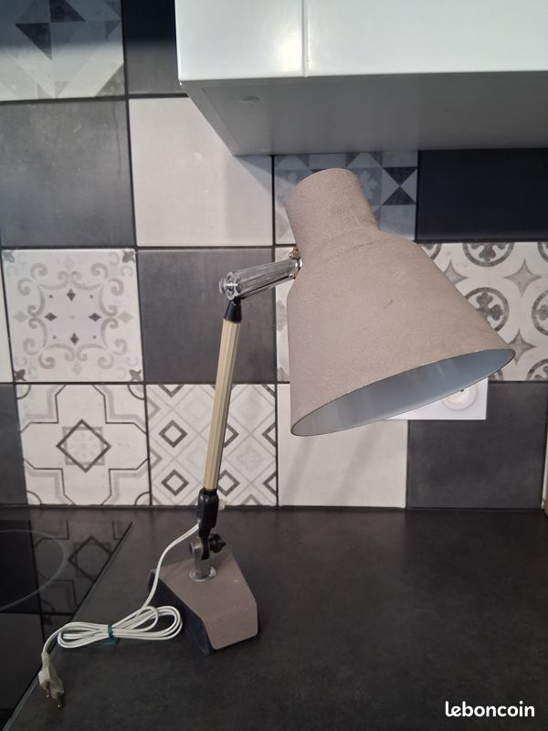 Lampe industrielle Super Chrome vintage (image 2)