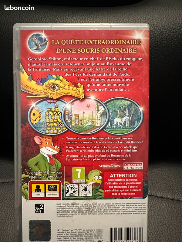 Geronimo Stilton Retour au Royaume de la Fantaisie sur PSP (image 2)
