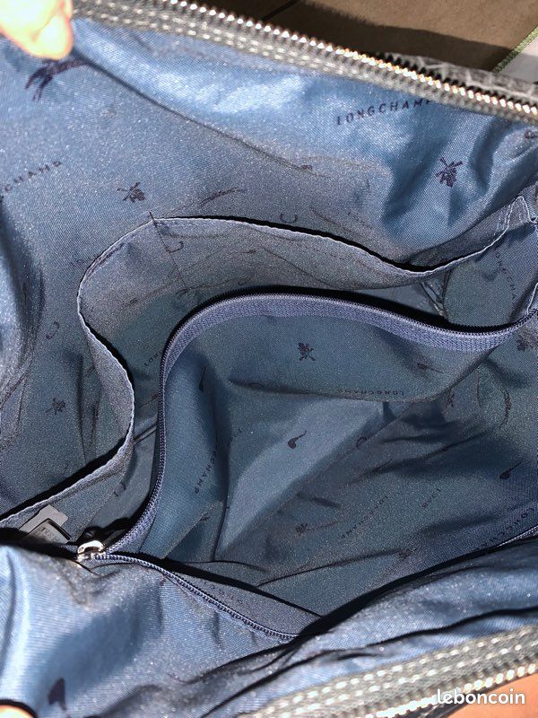 Sac Longchamp bleu marine (image 4)