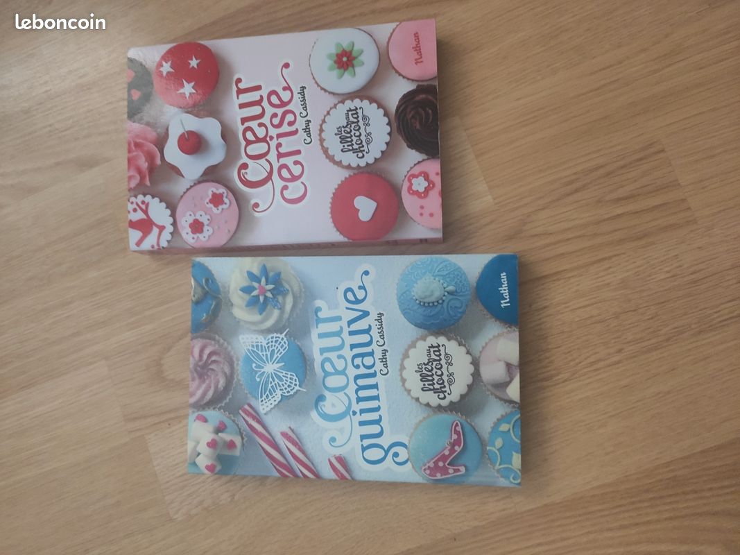 Livres coeur guimauve et cerise (image 1)