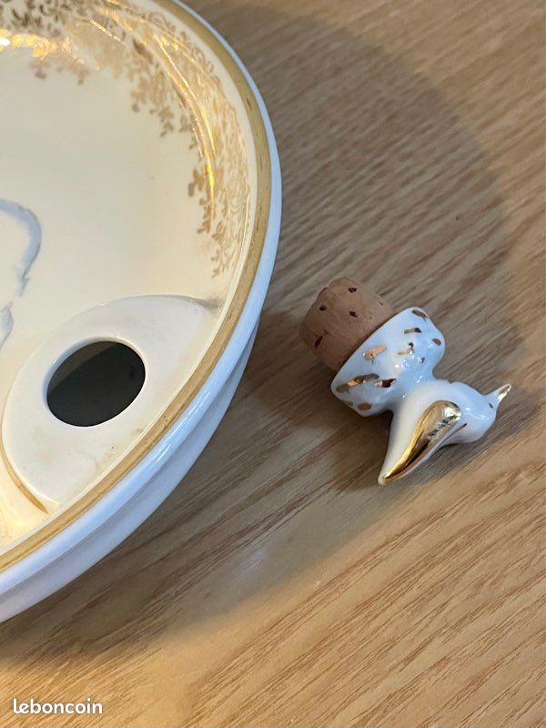 Belle Assiette Chauffante Porcelaine Limoges Années 1950 (image 8)