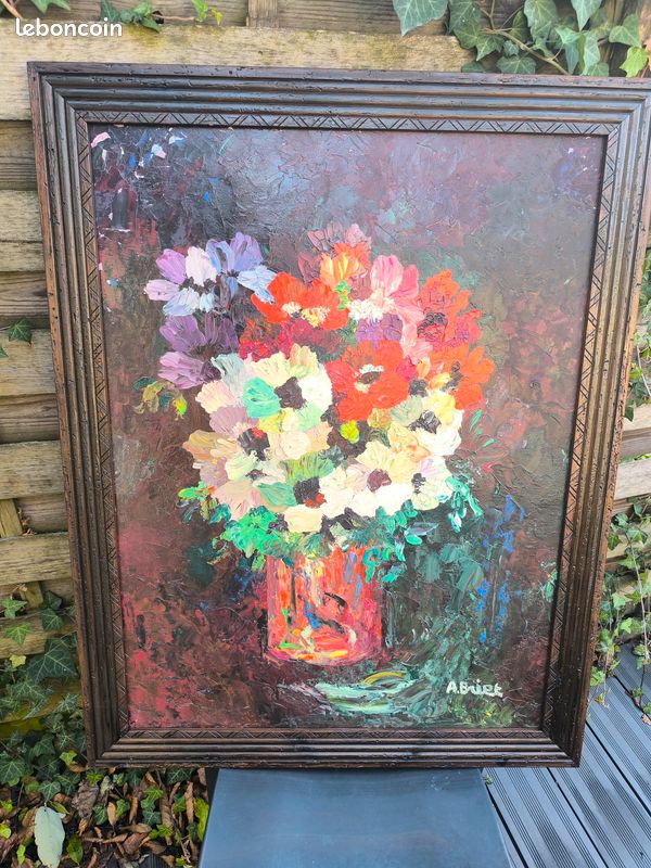 Tableau Peinture Huile Sur Panneau - Nu Signé XIXe - À Restaurer