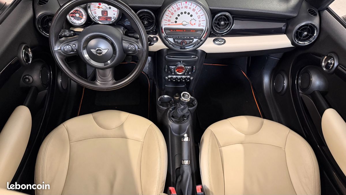 MINI MINI 1.6 120ch COOPER CABRIOLET - PACK CHILI - DISTRIBUTION À CHAINE (image 5)