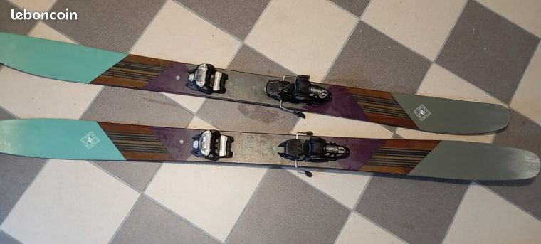 2018 salomon qst 92 skis 2018 Salomon QST 92 153cm Used Demo Skis w Bindings