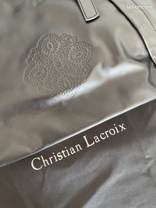 Sac à main Christian Lacroix noir (image 3)