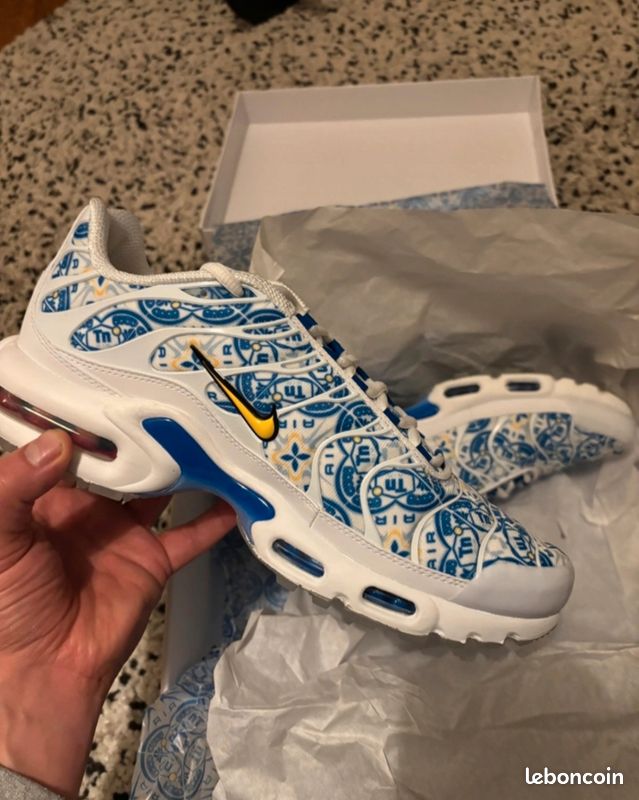 Nike Air Max Plus TN Edition Limitée Lisboa - Pointure 44, Blanches, Neuves Avec Boîte