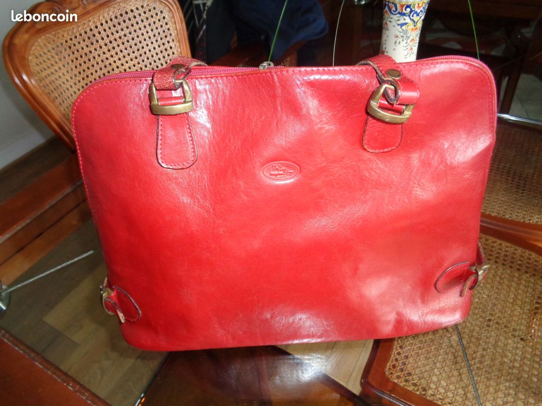 Petit Sac à Main En Cuir KEVIM PARIS, Style Ethnique, Couleur Noir, Neuf Sans étiquette