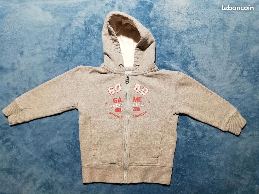 Veste de jogging à capuche Okaïdi 24 mois Vêtements bébé