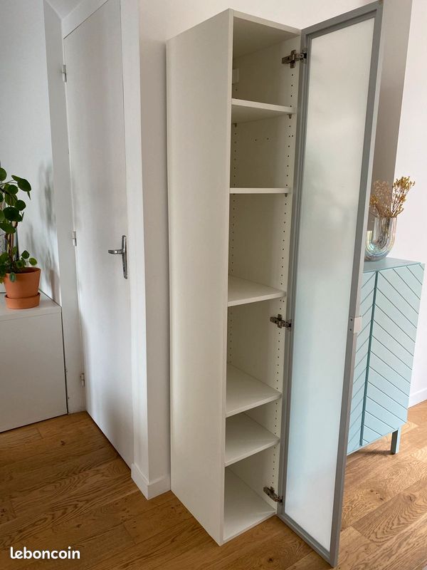Armoire de toilette haute, IKEA Lillangen, porte vitrée (image 3)