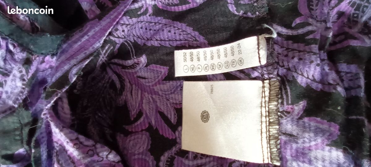 Haut dans les tons violets XL 42 C&A (image 6)